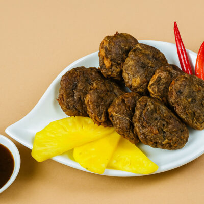 Chả Nấm Nấm Sốt Tiêu Đen Chay